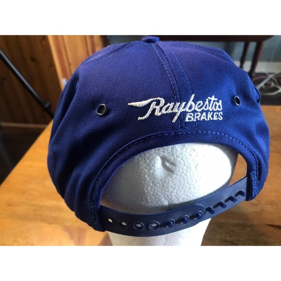 Raybestos Racing Snapback Hat Vintage NASCAR Racing Cap Made In USA Cord - Picture 4 of 9